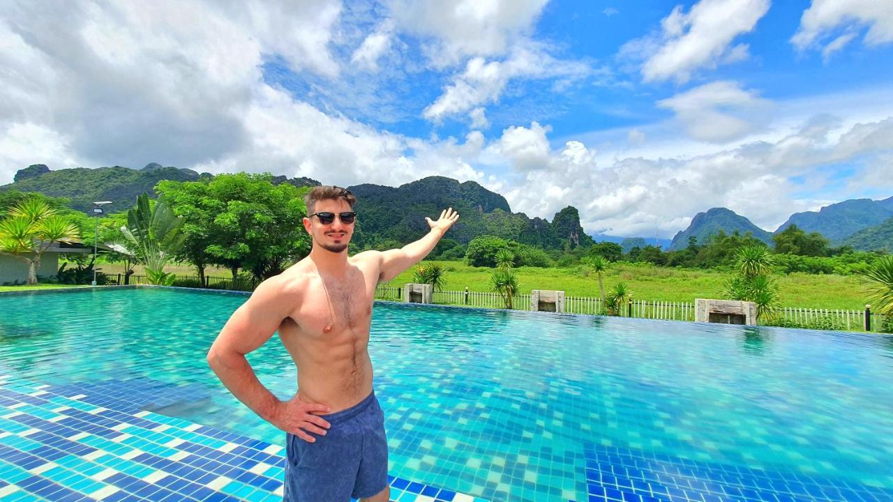 Lisha Garden Resort Hotel Vang Vieng Luaran gambar