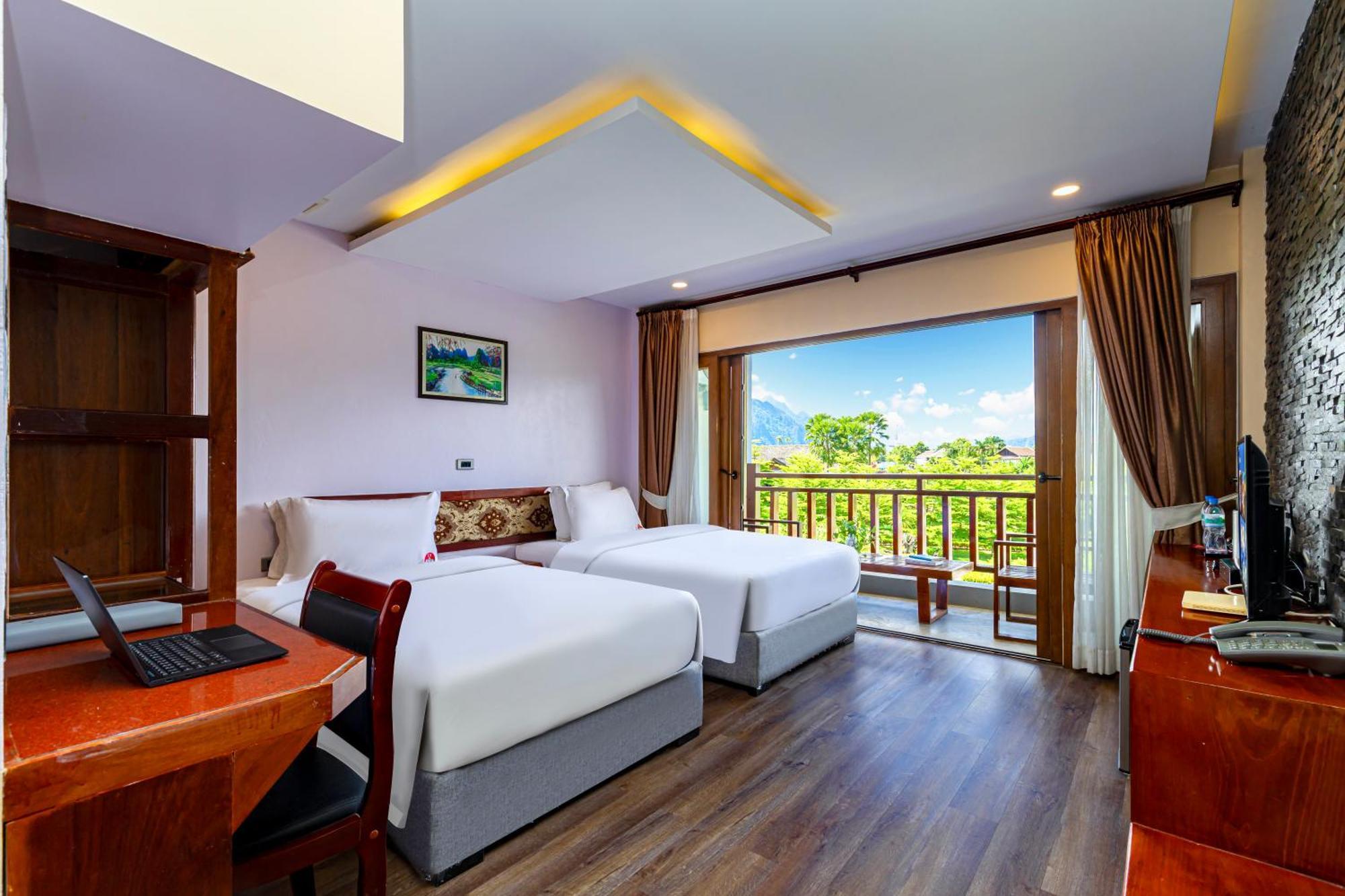 Lisha Garden Resort Hotel Vang Vieng Luaran gambar